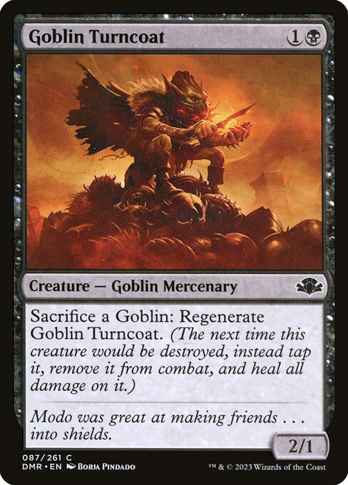 Dominaria Remastered - 87 - Goblin Turncoat - Common - B - Non-foil