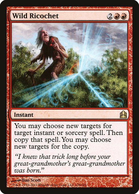 Commander 2011 - 139 - Wild Ricochet - Rare - R - Non-foil