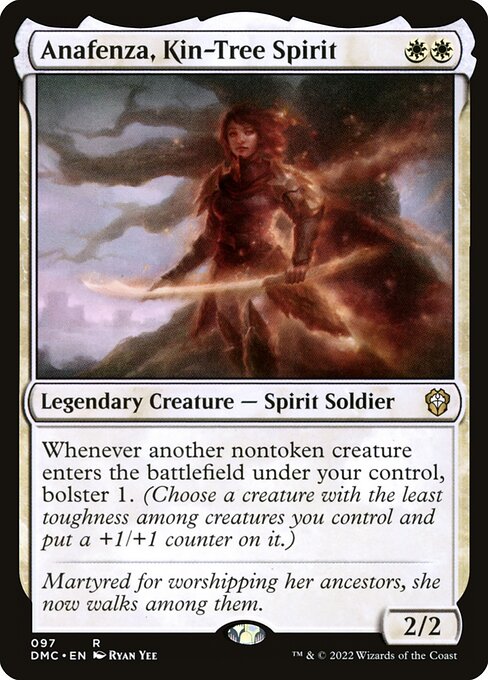Dominaria United Commander - 97 - Anafenza, Kin-Tree Spirit - Rare - W - Non-foil