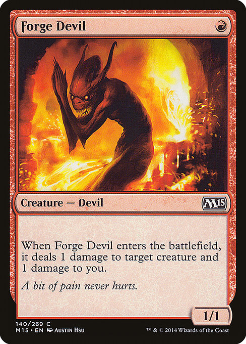 Magic 2015 - 140 - Forge Devil - Common - R - Non-foil