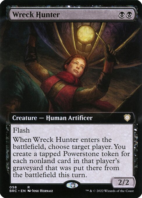 The Brothers' War Commander - 58 - Wreck Hunter - Rare - B - Non-foil