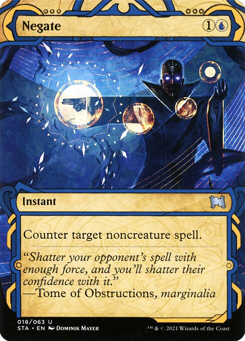 Strixhaven Mystical Archive - 18 - Negate - Uncommon - U - Foil