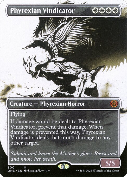 Phyrexia: All Will Be One - 300 - Phyrexian Vindicator - Mythic - W - Non-foil