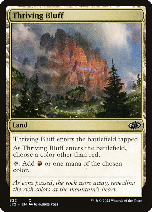 Jumpstart 2022 - 822 - Thriving Bluff - Common - C - Non-foil