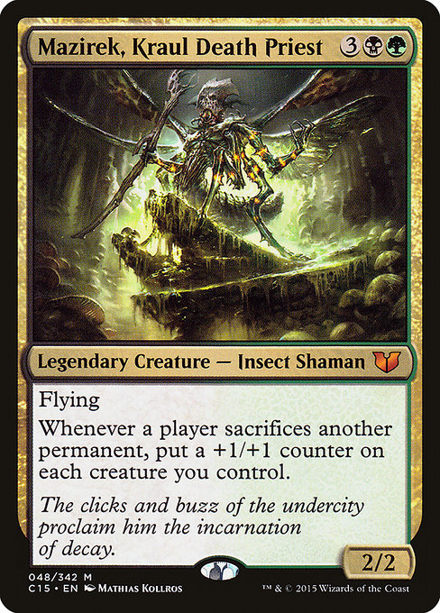 Commander 2015 - 48 - Mazirek, Kraul Death Priest - Mythic - BG - Non-foil
