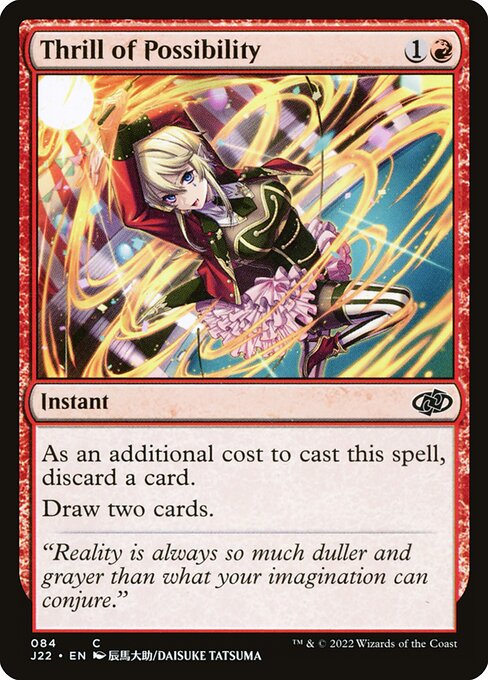 Jumpstart 2022 - 84 - Thrill of Possibility - Common - R - Non-foil