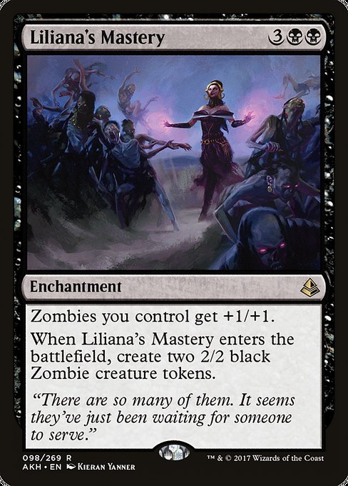 Amonkhet - 98 - Liliana's Mastery - Rare - B - Non-foil