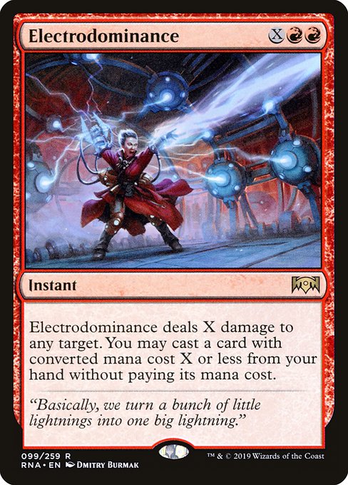 Ravnica Allegiance - 99 - Electrodominance - Rare - R - Non-foil
