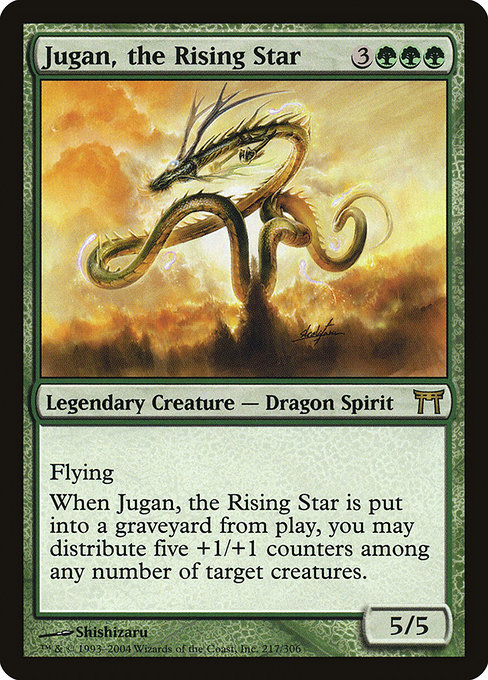 Champions of Kamigawa - 217 - Jugan, the Rising Star - Rare - G - Non-foil