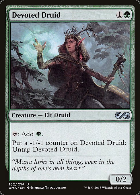 Ultimate Masters - 162 - Devoted Druid - Uncommon - G - Non-foil