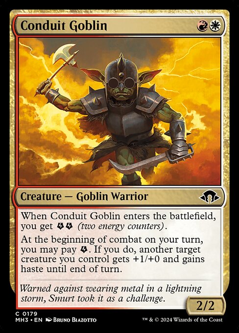 Modern Horizons 3 - 179 - Conduit Goblin - Common - WR - Foil
