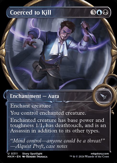 Murders at Karlov Manor - 311 - Coerced to Kill - Uncommon - UB - Non-foil