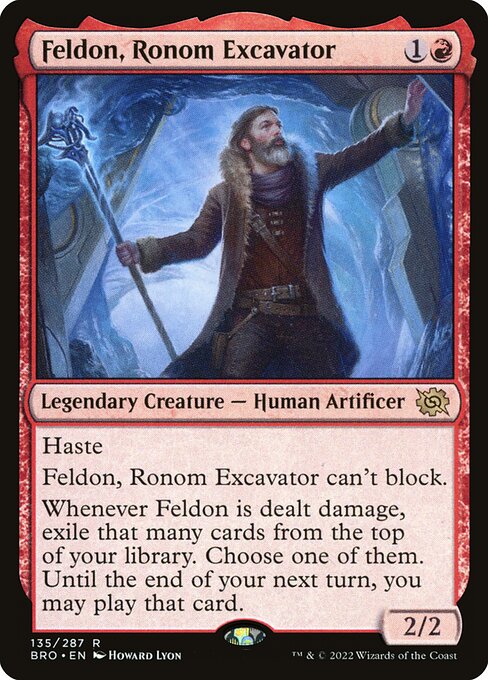 The Brothers' War - 135 - Feldon, Ronom Excavator - Rare - R - Non-foil