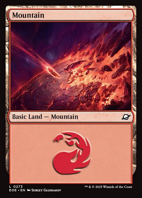Edge of Eternities - 273 - Mountain - Common - C - Foil