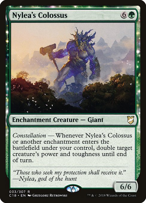 Commander 2018 - 33 - Nylea's Colossus - Rare - G - Non-foil