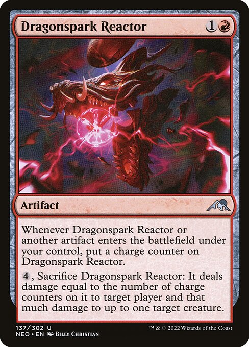 Kamigawa: Neon Dynasty - 137 - Dragonspark Reactor - Uncommon - R - Non-foil