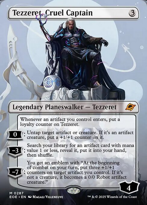 Edge of Eternities - 287 - Tezzeret, Cruel Captain - Mythic - C - Non-foil