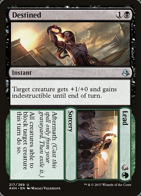 Amonkhet - 217 - Destined // Lead - Uncommon - BG - Non-foil