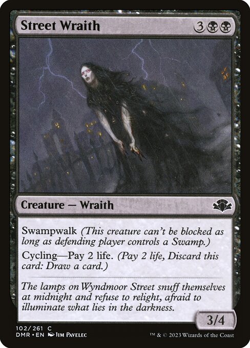 Dominaria Remastered - 102 - Street Wraith - Common - B - Non-foil