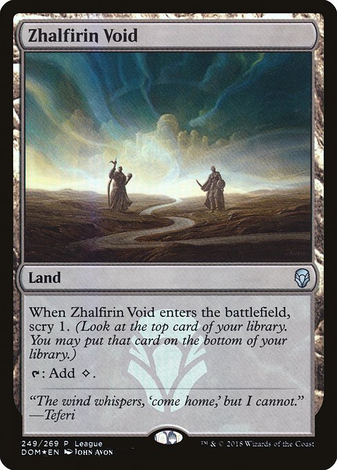 Dominaria Promos - 249 - Zhalfirin Void - Uncommon - C - Foil - Promo