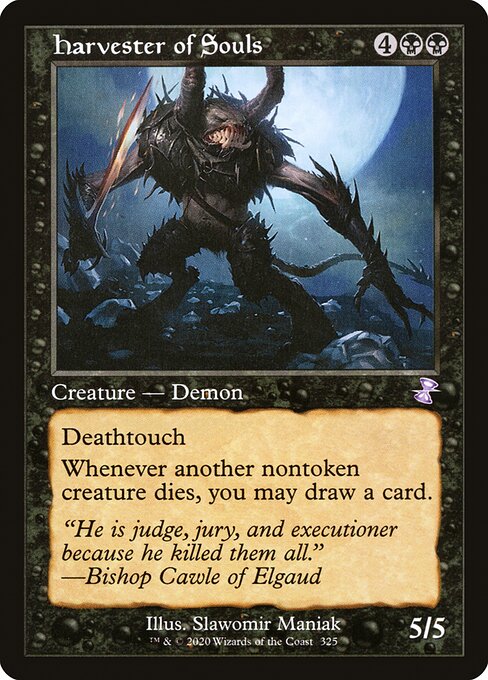 Time Spiral Remastered - 325 - Harvester of Souls - Special - B - Non-foil