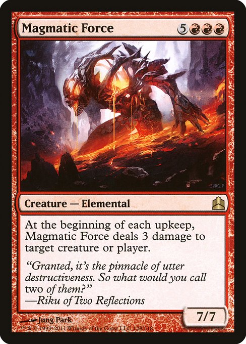 Commander 2011 - 128 - Magmatic Force - Rare - R - Non-foil