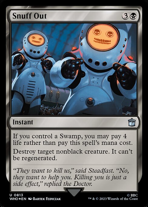 Doctor Who - 813 - Snuff Out - Uncommon - B - Foil