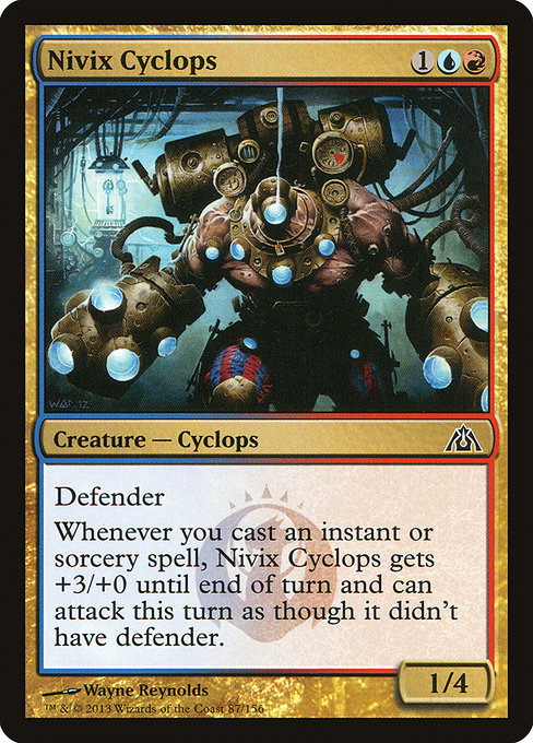 Dragon's Maze - 87 - Nivix Cyclops - Common - UR - Non-foil
