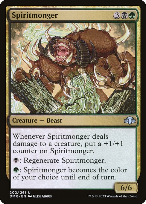 Dominaria Remastered - 202 - Spiritmonger - Uncommon - BG - Non-foil