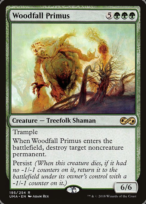 Ultimate Masters - 195 - Woodfall Primus - Rare - G - Non-foil