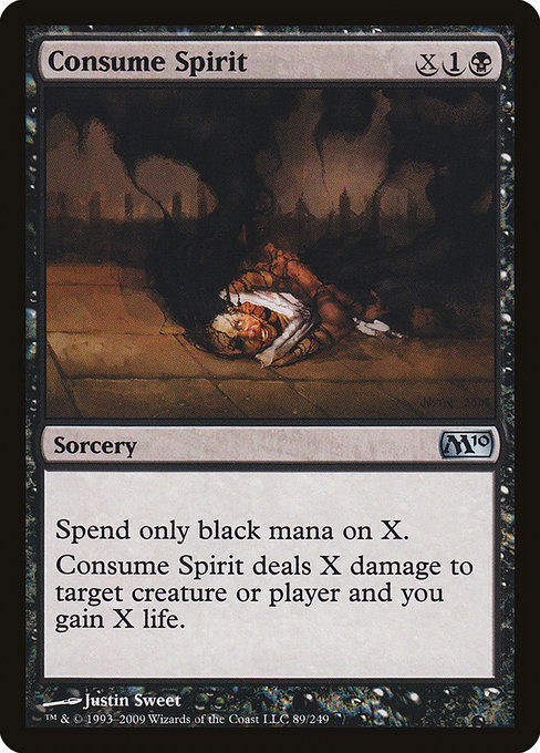 Magic 2010 - 89 - Consume Spirit - Uncommon - B - Non-foil