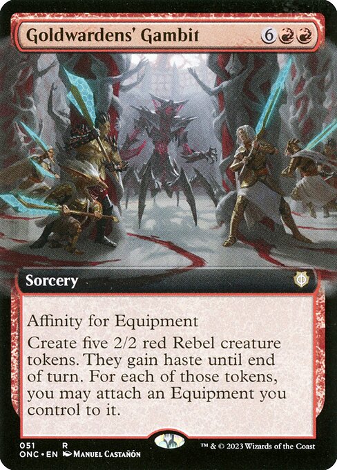Phyrexia: All Will Be One Commander - 51 - Goldwardens' Gambit - Rare - R - Non-foil