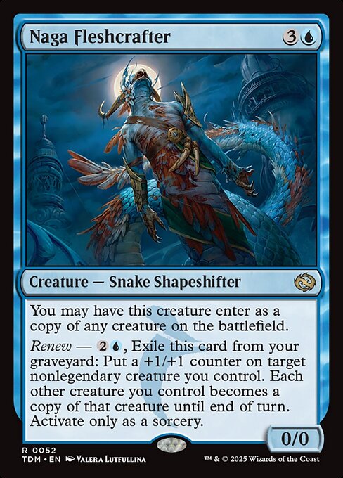 Tarkir: Dragonstorm - 52 - Naga Fleshcrafter - Rare - U - Foil