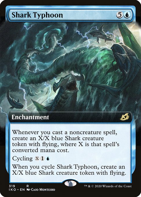 Ikoria: Lair of Behemoths - 319 - Shark Typhoon - Rare - U - Foil