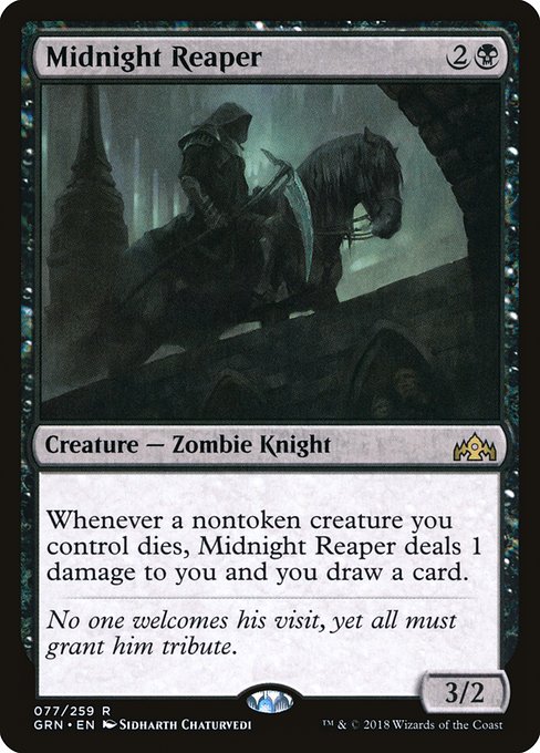 Guilds of Ravnica - 77 - Midnight Reaper - Rare - B - Non-foil