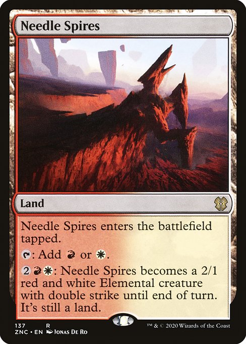 Zendikar Rising Commander - 137 - Needle Spires - Rare - C - Non-foil