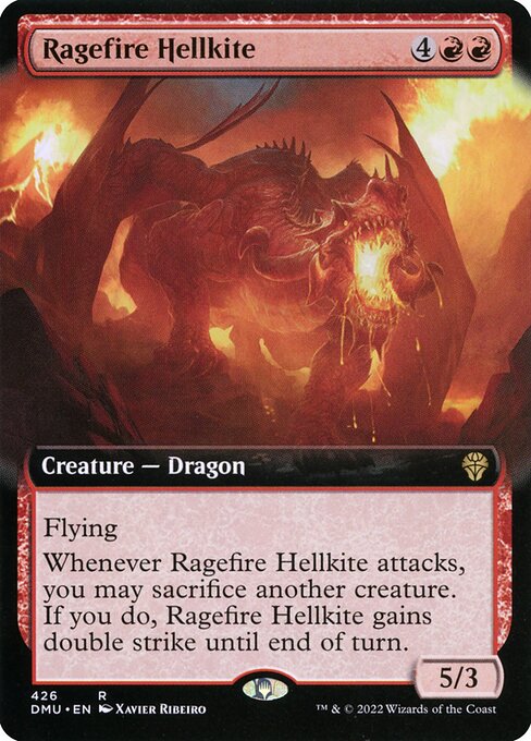 Dominaria United - 426 - Ragefire Hellkite - Rare - R - Non-foil