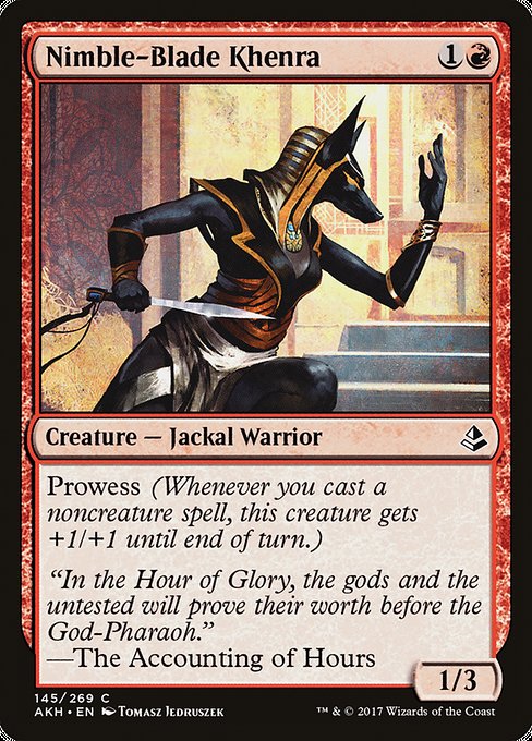 Amonkhet - 145 - Nimble-Blade Khenra - Common - R - Non-foil