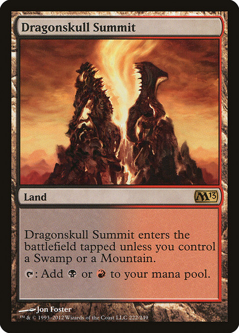 Magic 2013 - 222 - Dragonskull Summit - Rare - C - Non-foil