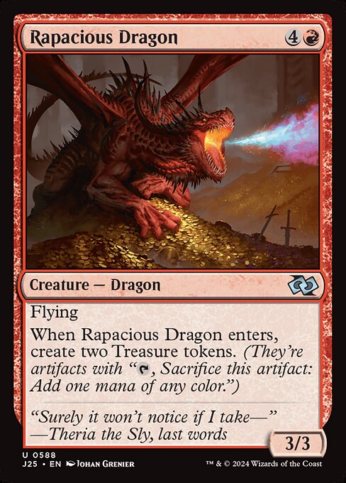 Foundations Jumpstart - 588 - Rapacious Dragon - Uncommon - R - Non-foil