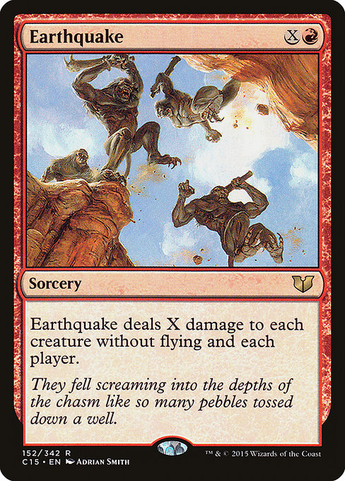 Commander 2015 - 152 - Earthquake - Rare - R - Non-foil