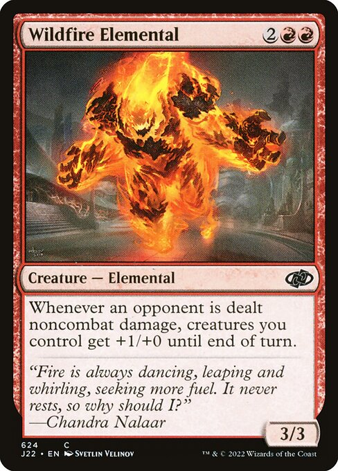 Jumpstart 2022 - 624 - Wildfire Elemental - Common - R - Non-foil