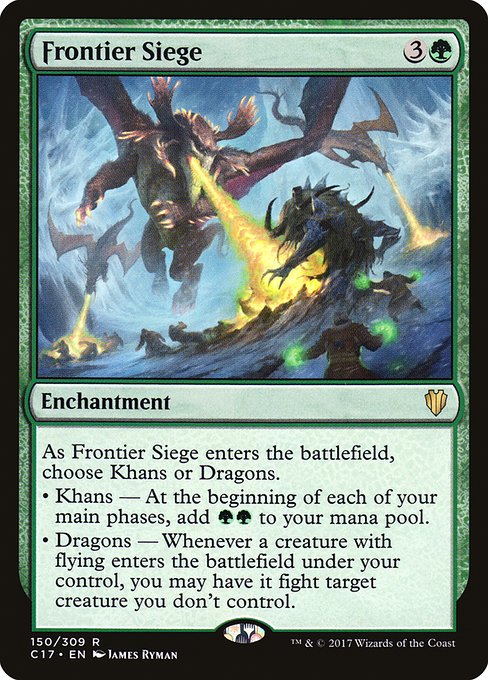 Commander 2017 - 150 - Frontier Siege - Rare - G - Non-foil