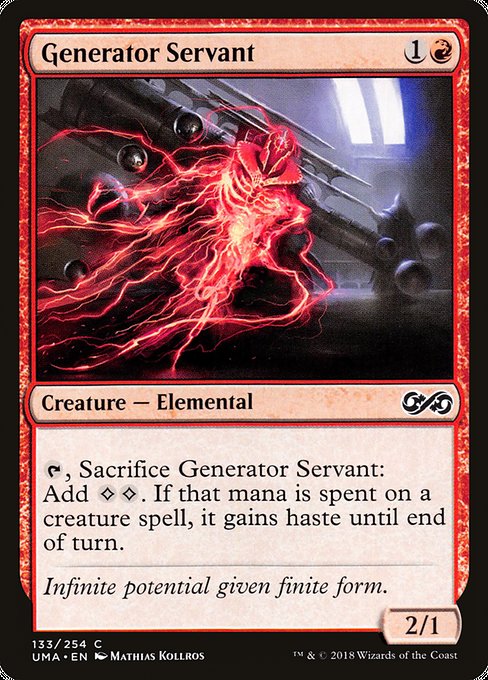Ultimate Masters - 133 - Generator Servant - Common - R - Foil