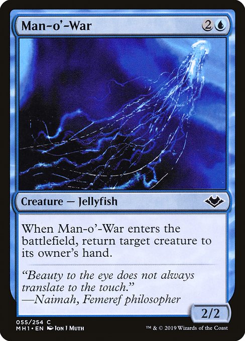Modern Horizons - 55 - Man-o'-War - Common - U - Non-foil