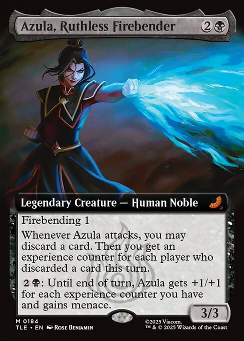 Avatar: The Last Airbender Eternal - 184 - Azula, Ruthless Firebender - Mythic - B - Foil