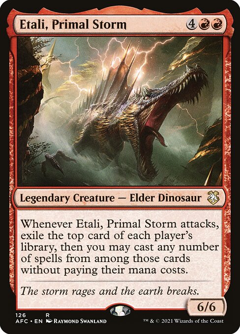 Forgotten Realms Commander - 126 - Etali, Primal Storm - Rare - R - Non-foil