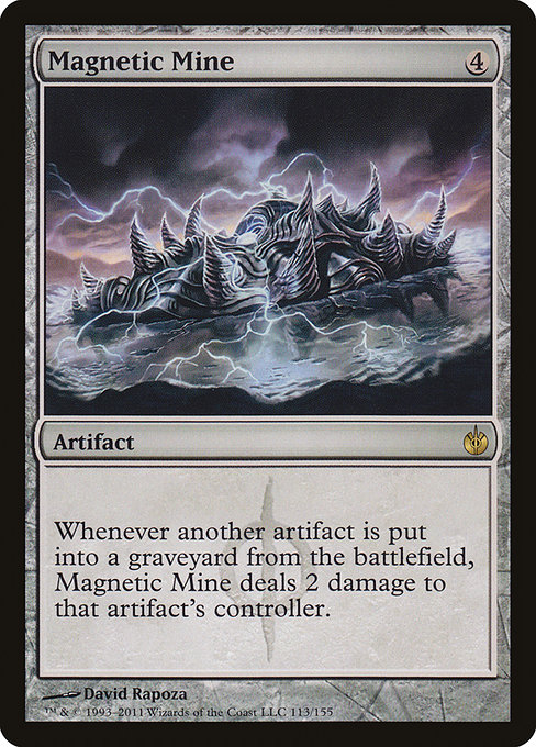 Mirrodin Besieged - 113 - Magnetic Mine - Rare - C - Non-foil