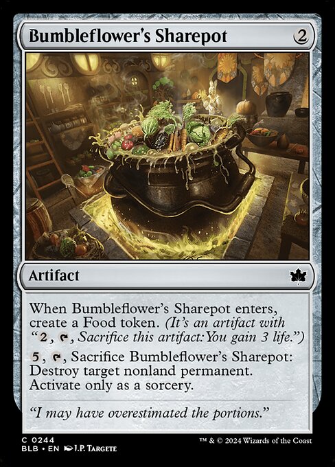 Bloomburrow - 244 - Bumbleflower's Sharepot - Common - C - Foil