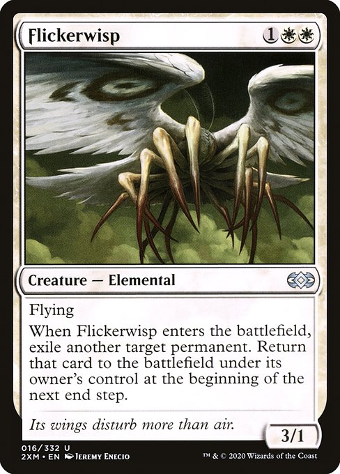 Double Masters - 16 - Flickerwisp - Uncommon - W - Non-foil